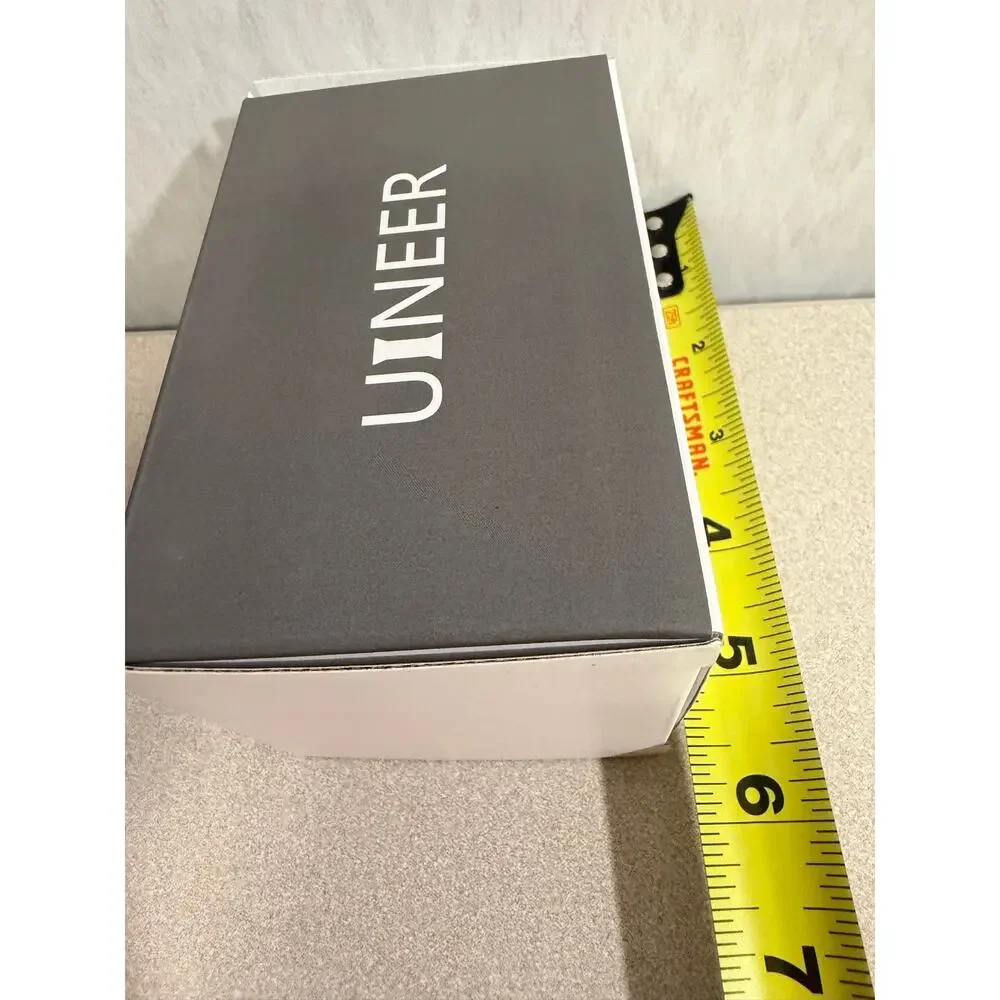 UINEER A06 Wireless Vertical Mouse Black Ergonomic 2.4G with USB Nano Receiver